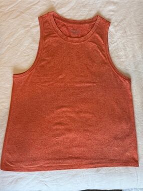 Athleta Orange Muscle Tank Size S